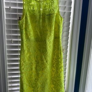 J. Crew Green Sheath Dress Cocktail Midi